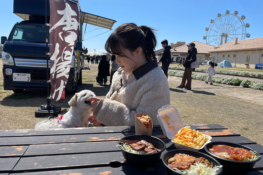 ソレイヌキッチンストリートの様子