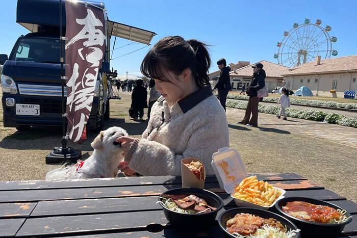 ソレイヌキッチンストリートの様子